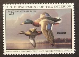 RW62,  $15 Mallards 1995 - MNH (4915)
