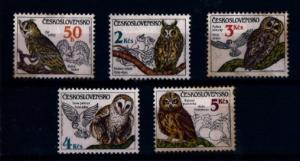 CZECHOSLOVAKIA - Owls - MNH