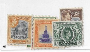 Jamaica Sc #116-128   complete set OG VF