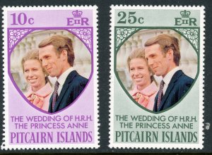 Pitcairn Islands 135-136 MNH 1973