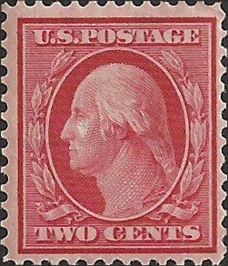 # 332 MINT FAULT CARMINE GEORGE WASHINGTON