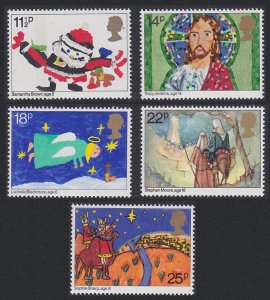 Great Britain Christmas 1981 Children's Pictures 5v 1981 MNH SG#1170-1174