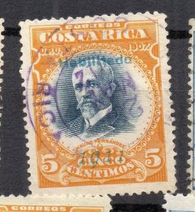 Costa Rica 1907 Early Issue Fine Used 5c. NW-231930