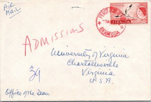 Bermuda 1960s - Airmail - Perot - J5634