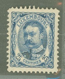 Luxembourg #86 Unused Single