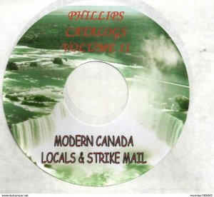 CANADA : Modern Local & Strike Mails CD Catalogue