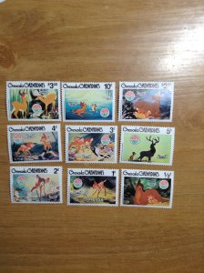 Grenada Grenadines  #  411-419  MNH