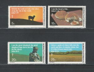 South Africa - Bophuthatswana 1981 Easter Scott # 72 - 75 MNH