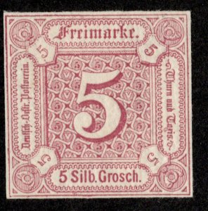 Germany Thurn and Taxis Scott 13 Unused hinged.