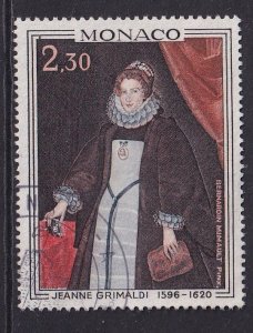 Monaco   #711 used  1968  princes Grimaldi 2.30fr