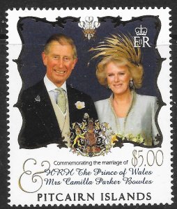 PITCAIRN ISLANDS SG688 2005 ROYAL WEDDING MNH