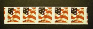 Scott 3632A, 37c Waving Flag, PNC5 #S1111, MNH  Beauty