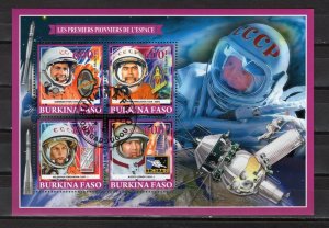 BURKINA FASO -  PIONNERS OF SPACE  2019   M2774