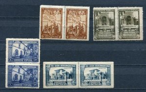 Spain 1930 Mi 538-9  546  549 Pair MNH 4059