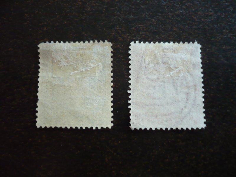 Stamps - British East Africa - Scott# 15,25 - Mint Hinged Part Set of 2 Stamps