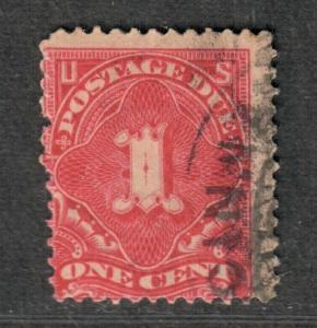 US Sc#J29 Used/A-F, Vermillion Unwmk Postage Due, Cv. $725