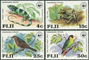 Fiji 1979 SG564-567 Endangered Wildlife set MNH