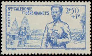 New Caledonia #B10-B12, Complete Set(3), 1941, Hinged