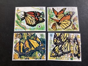 ICOLLECTZONE Mexico 1559-62 Butterflies XF NH (1)