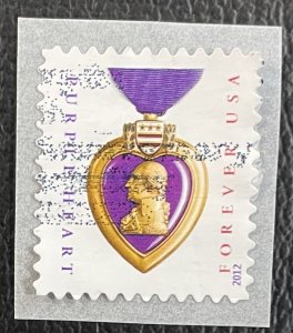 US #4704 Used - Forever Purple Heart 2012 [US54.2.1]