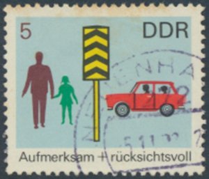 German Democratic Republic  SC# 1081  Used  Traffic Safety see details & scans