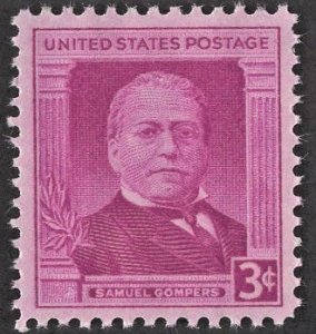 US 988 MNH VF 3 Cent Samuel Gompers