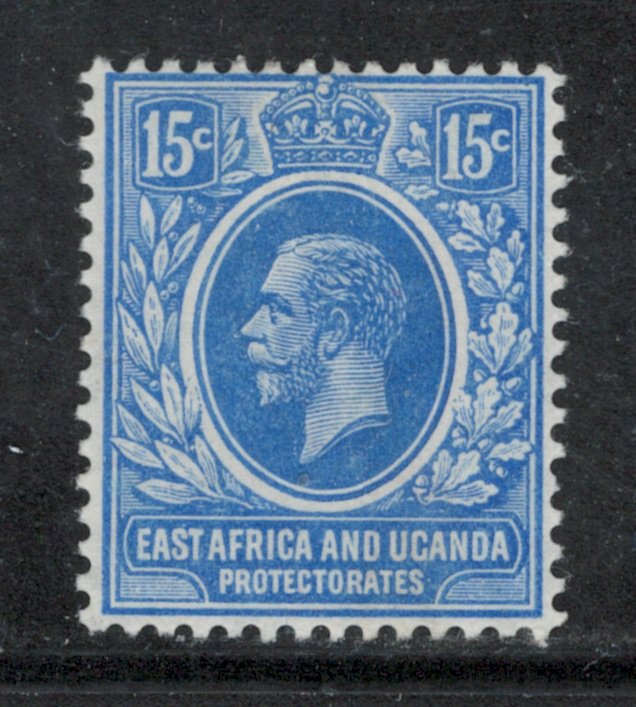 East Africa & Uganda 1912 King George V 15c Scott # 45 MH