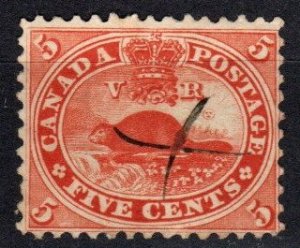 Canada #15 F-VF Used CV $37.50 (X3248)