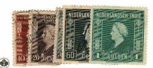 Netherlands Indies #256, 258-61 used