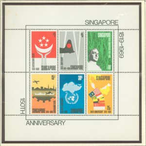 Singapore #106a Mint (NH) Souvenir Sheet