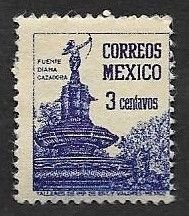 SD)1945 MEXICO SOURCE DIANA LA CAZADORA 3C SCT 805, MNH