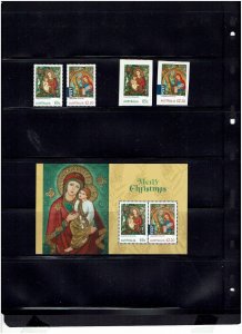 Australia: 2020,  Christmas (1st issue) , MNH Set, M/Sheet and booklet stamps.