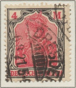 Germany Germania 4 Mk Deutsches Reich Weimar Republic stamp SG152 1920