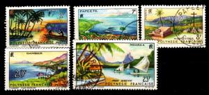 POLYNESIE FRANCAISE [1964] MiNr 0038 ex ( O/used ) [01] Landschaft