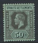 Straits Settlements George V  SG 209 Mint Hinged  Die I 