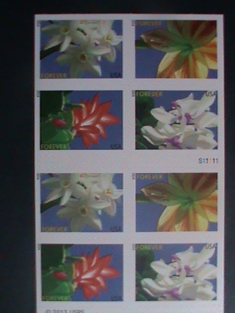 ​UNITED STATES-2014 SC#  4865b -AMERICAN WINTER FLOWERS -MNH BOOKLET-VERY FINE