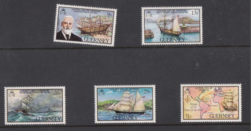 GUERNSEY /Great Britain  - Presentation Set #  269-273  Mint