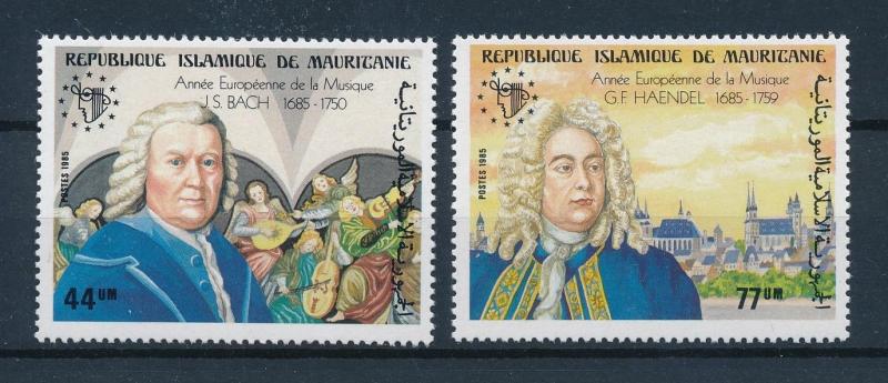 [95008] Mauritania 1985 Music Bach Haendel  MNH