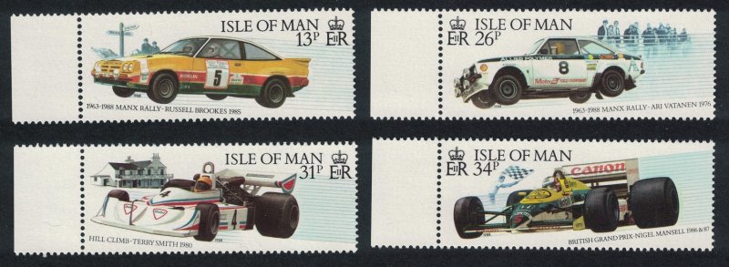 Isle of Man Motor Sports 4v margins SG#361-364