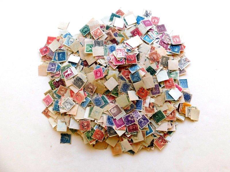 Sweden Lot of Used/Off Paper Stamps, Many Older Issues, Some sorted in env, dups