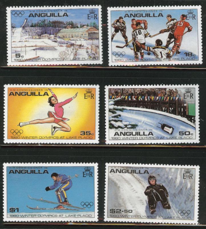 ANGUILLA Scott 375-380 MNH** set 