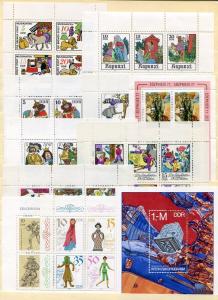 24 Mint VF NH  GDR  Souvenir sheets