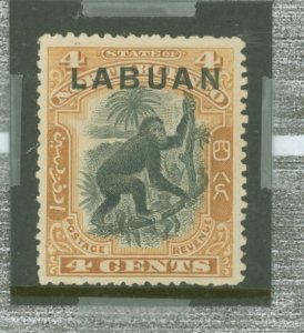 Labuan #96v Unused Single