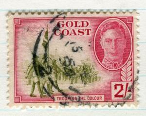 GOLD COAST;   1950 early GVI issue fine used 2s. value