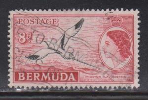 BERMUDA Scott # 153 Used - QEII & Albatross