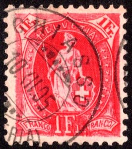 Switzerland Scott 97 Used.