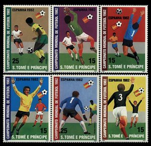 1982 Sao Tome and Principe 754-759 1982 FIFA World Cup in Spain 14,00 €