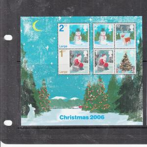 2006 CHRISTMAS MINI SHEET UMM/MNH BELOW FACE VALUE