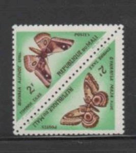 MALI # J10a 1964 2fr POSTAGE DUE PAIR MINT VF NH O.G