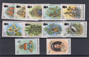 Cayman Islands QEII 1980 Mangrove Swamp Life Set To $4 SG515a/525a MH BP3162